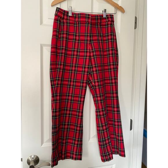J Crew Tartan Plaid Kelsey pants size 6 - Picture 2 of 4